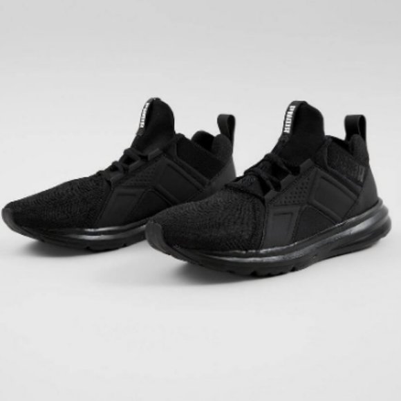 puma enzo black and white